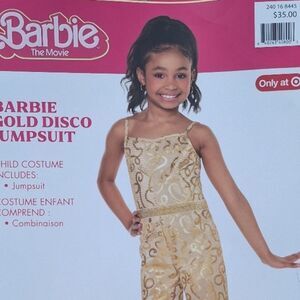 Barbie Gold Disco Jumpsuit Costume S M L